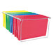 A Universal hanging file folder frame holding legal file folders in a rack.