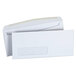 Two white Universal #10 business envelopes with a window.