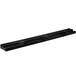A black plastic Cambro tray rail.