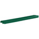 A green rectangular tray rail for a Cambro Versa food bar with white background.