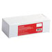 A white Universal business envelope box with a red label with white text.