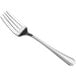 An Acopa Landsdale stainless steel salad/dessert fork with a silver handle.