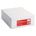 A white Universal business envelope box with a red label.