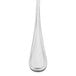 A Reed & Barton stainless steel iced tea spoon with a black handle.