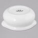 A Tuxton white porcelain French onion soup crock.