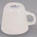 A Tuxton brown speckle tall china cup with a handle.