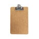 Universal UNV05610 8 inch x 5 inch Brown Hardboard Clipboard