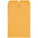 A yellow rectangular Universal kraft file envelope with a clasp.