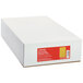 A white box of Universal Kraft file envelopes with a red and yellow label.