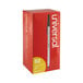 A red and white box of 60 Universal Economy Ballpoint Stick Pens with black ink and gray barrels.