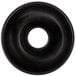A black circular Matfer Bourgeat Exopan Mini Cake Pan with a hole in the center.