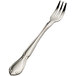 A Bon Chef stainless steel oyster/cocktail fork with a silver handle.