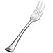A Bon Chef stainless steel oyster/cocktail fork with a silver handle.
