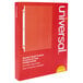 A red box of Universal clear sheet protectors with white text.