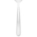 A Reed & Barton stainless steel dessert spoon with a handle.