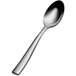 A Bon Chef stainless steel teaspoon with a silver handle.