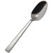 A Bon Chef stainless steel teaspoon with a silver handle on a white background.