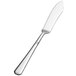 A Bon Chef stainless steel butter knife with a handle and a long blade.
