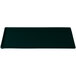 A hunter green rectangular cast aluminum cooling platter on a white background.