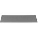 A grey rectangular Tablecraft cast aluminum cooling platter.