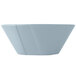 A Tablecraft gray cast aluminum serving bowl with a curved design.