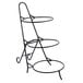 A Clipper Mill black powder coated iron 3-tier stand.