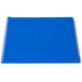 A cobalt blue rectangular cast aluminum Tablecraft cooling platter.