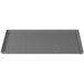 A Tablecraft granite cast aluminum rectangular cooling platter with a gray background.