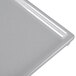 A Tablecraft natural cast aluminum rectangular cooling platter with a white background.