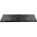A black rectangular Tablecraft aluminum table cover.