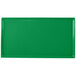 A green rectangular Cast Aluminum Tablecraft Cooling Platter.