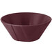 A Tablecraft maroon speckle serving bowl.