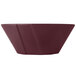 A Tablecraft maroon speckled cast aluminum serving bowl.