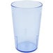 A slate blue Cambro plastic tumbler.