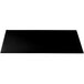 A black Tablecraft rectangular cast aluminum cooling platter.