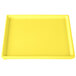 A yellow rectangular Tablecraft cooling platter.