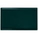 A hunter green rectangular cast aluminum cooling platter with a black border.