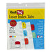 Redi-Tag 39020 1 1/8 inch Multi-Color Laser Printable Plastic Index Tabs - 375/Pack