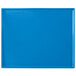 A sky blue rectangular cast aluminum tray with a white border.