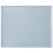 A gray rectangular cast aluminum cooling platter on a white background.