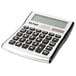 A white and black Victor 10-digit compact desktop calculator with antimicrobial coating.