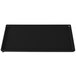 A black Tablecraft rectangular cast aluminum cooling platter.