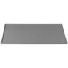 A grey Tablecraft rectangular cooling platter with white dots.