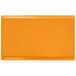 An orange rectangular Tablecraft cooling platter.