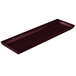 A maroon speckled rectangular cast aluminum platter.