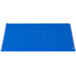 A blue rectangular Tablecraft cast aluminum cooling platter with a speckled logo.