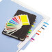 Redi-Tag 20205 4 Assorted Color 1 inch x 3/16 inch Removable Page Flag - 3600/Pack