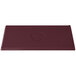 A maroon speckled rectangular cast aluminum cooling platter.