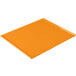 A Tablecraft orange cast aluminum rectangular cooling platter.