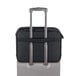 A black Solo Pro CheckFast briefcase with handles.